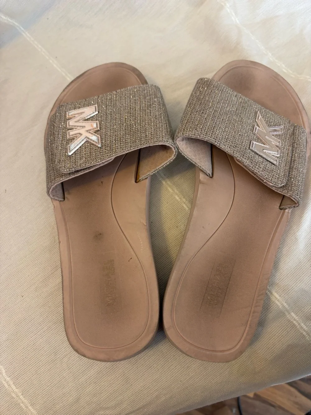 MICHAEL‎ Michael Kors MK Logo Pool Slide Sandals